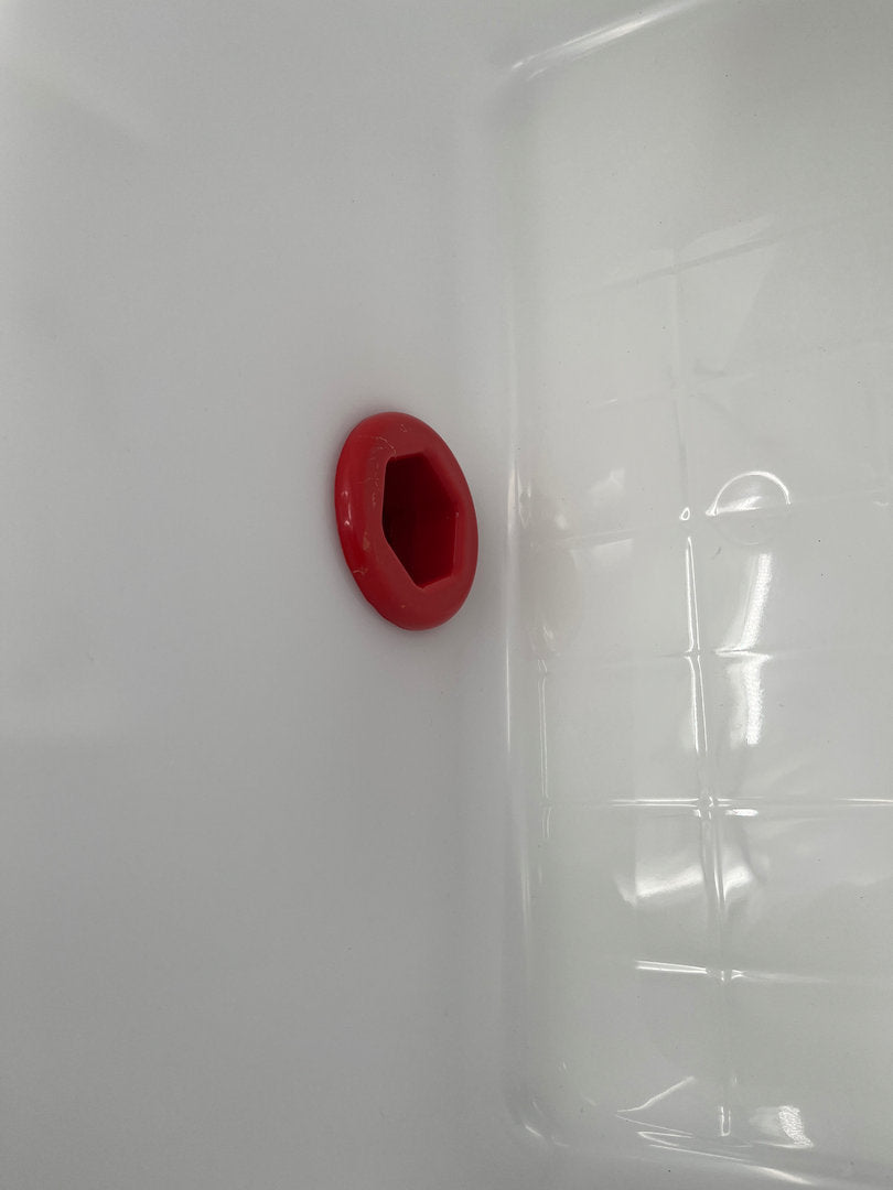 Imbracatura disopercolatrice completa di filtro in plastica e rubinetto pizzicatore