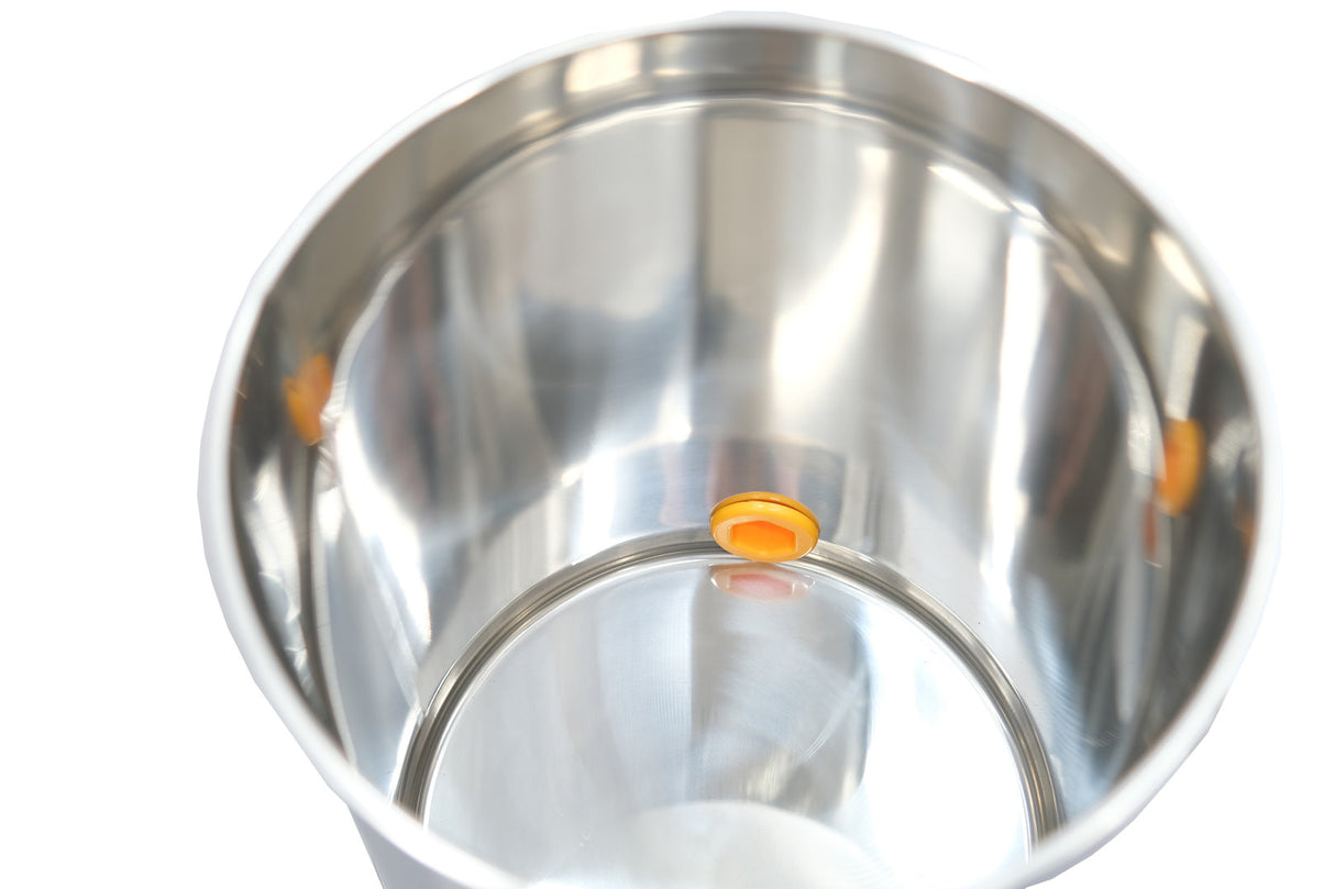 Bottelaar 50kg honingvuller vulemmer van roestvrij staal voor het vullen van honing Hobby Line