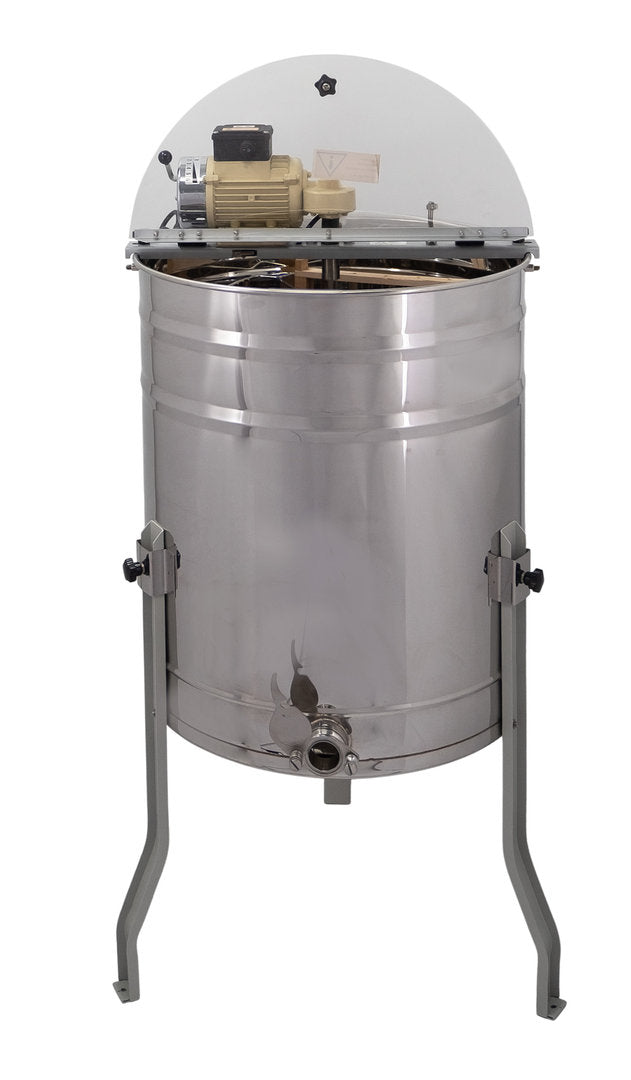 Estrattore di miele 53 cm 4/8 a nido d'ape Motore in acciaio inossidabile Linea tedesca Normal Zander Dadant Hobby