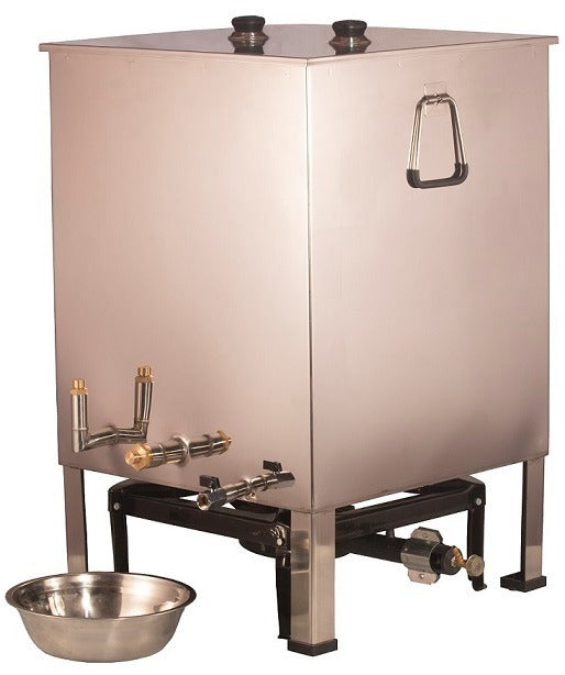 Grote roestvrijstalen wasverwarmer, 24 frames, 62x62cm, stoomwasverwarmer