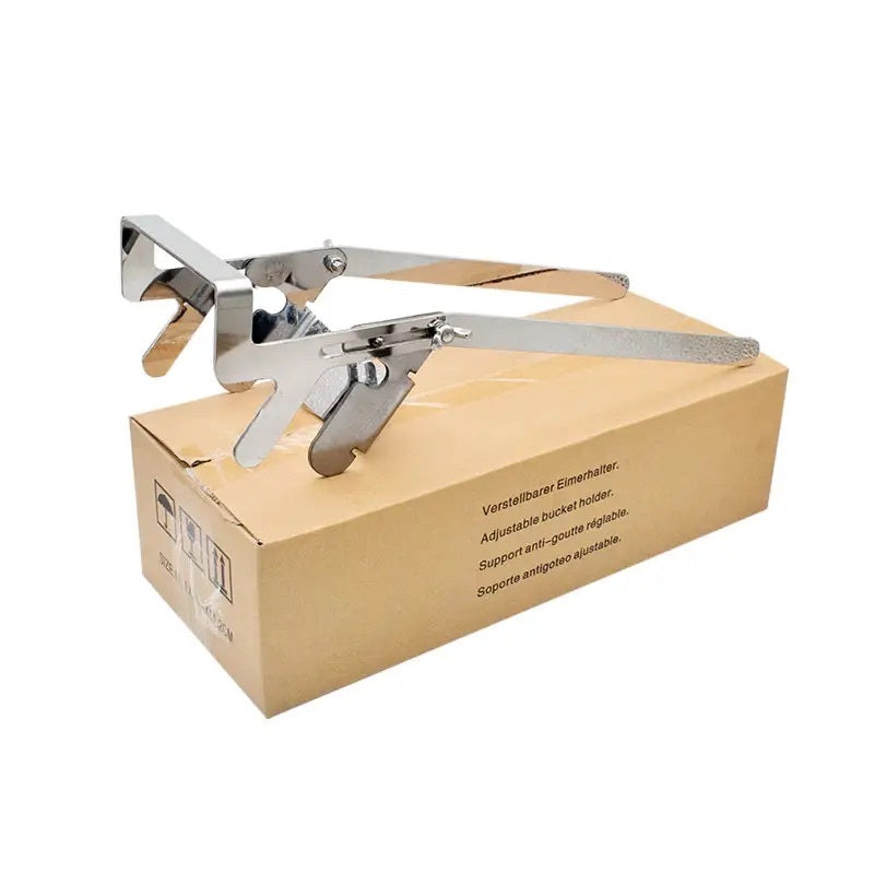 Support de seau réglable pour tous les seaux à miel en inox, hobbocks