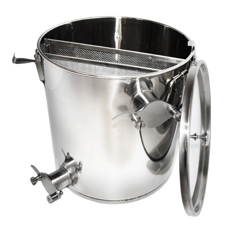 Seau de remplissage et tamis 25 kg en acier inoxydable seau de remplissage et seau tamis seau filtrant avec tamis