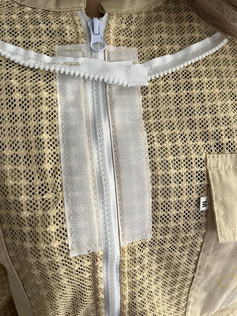 Combinaison d'apiculteur combinaison de protection abeilles ventilée beige crème