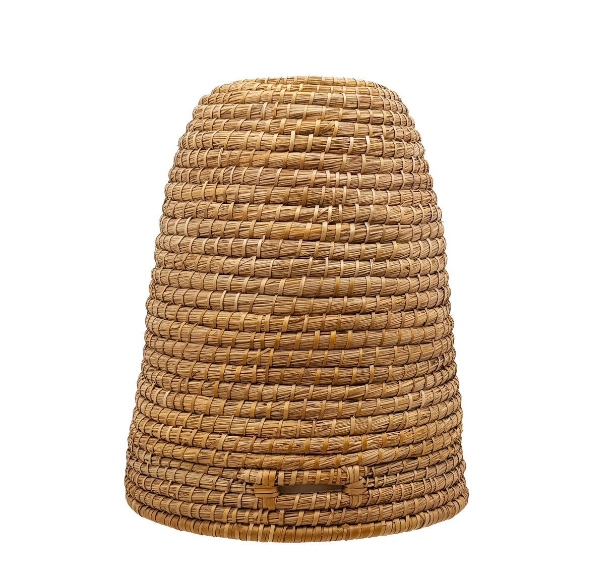 Beehive made of straw 40cm - handmade Fairtrade