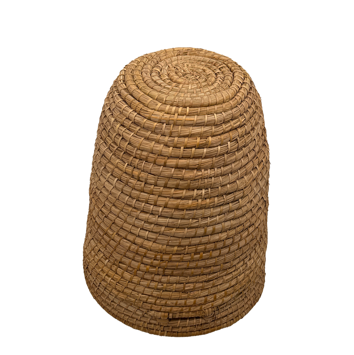 Beehive made of straw 40cm - handmade Fairtrade