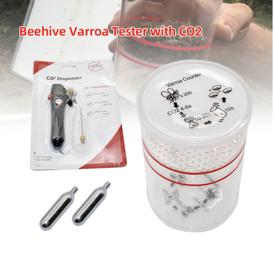 Tester CO2 Varroa, trattamento Varroa, controllo infestazioni api