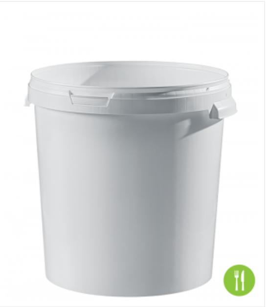 Hobbock 40 kg, secchio di plastica ca. 33 l miele bianco molto stabile