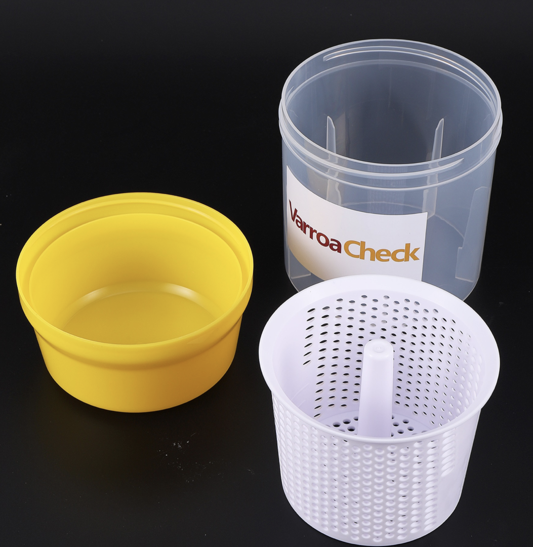 Bestrijding van varroamijtplagen, Varroa-controle, Varroamijttest, poedersuiker