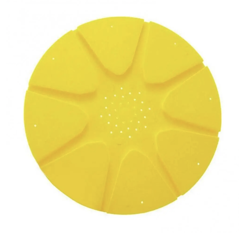 Bee escape yellow 8-way plastic with eight exits, Ø 260 mm
