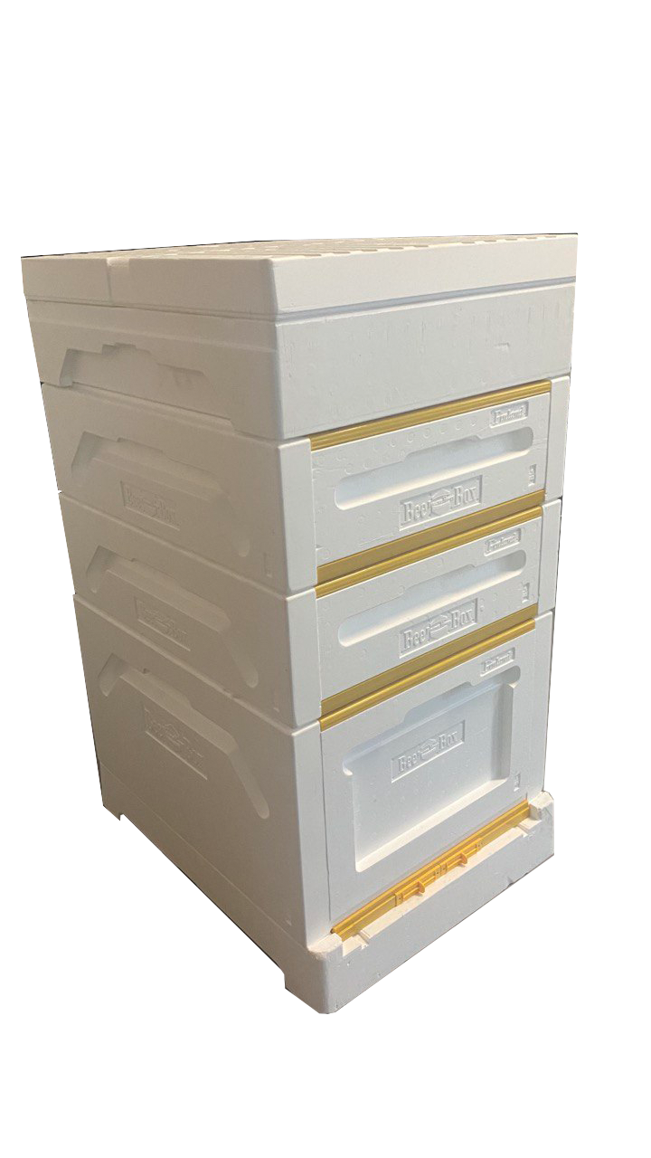 Paradise Honey BeeBox Basisset Dadant US gemodificeerde 141mm-145mm frames polystyreen