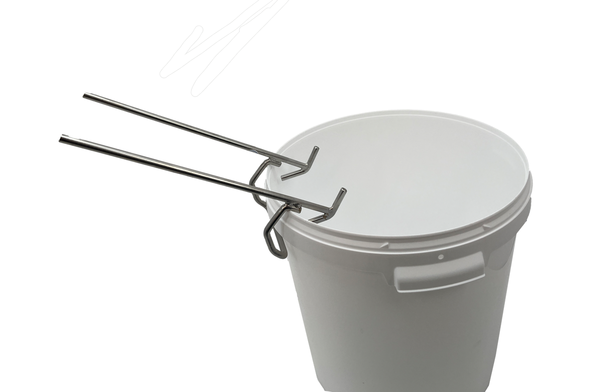 Porte-seau en acier inoxydable stable universel adapté à tous les seaux et embouteilleurs de miel