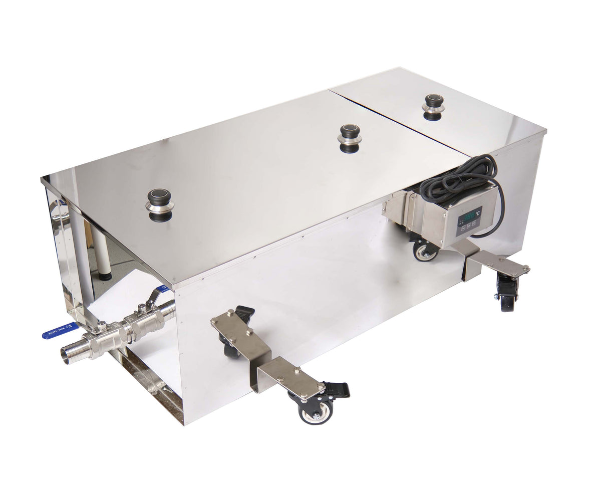 Cuve à miel Bienenwagner 140 kg Clarification et tamisage du miel chauffé avec 4 chambres de filtration