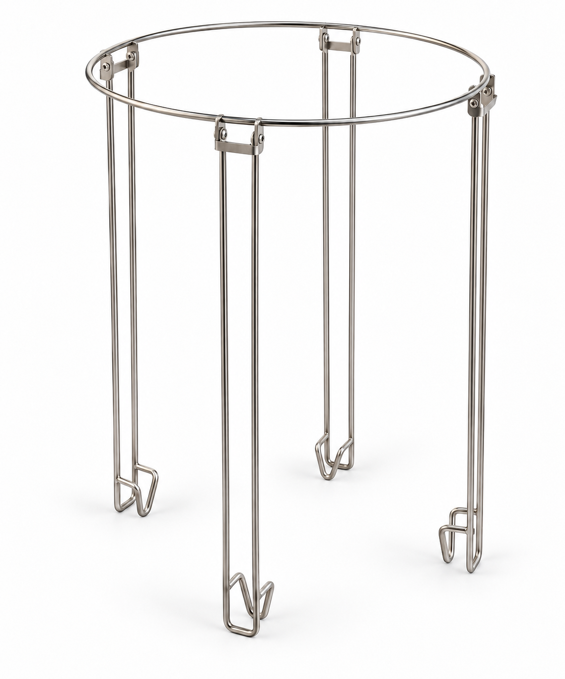 Supporto pieghevole per filtro conico in acciaio inox – robusto supporto per filtro per secchi per miele e maturatori/riempitrici, treppiede per filtro conico