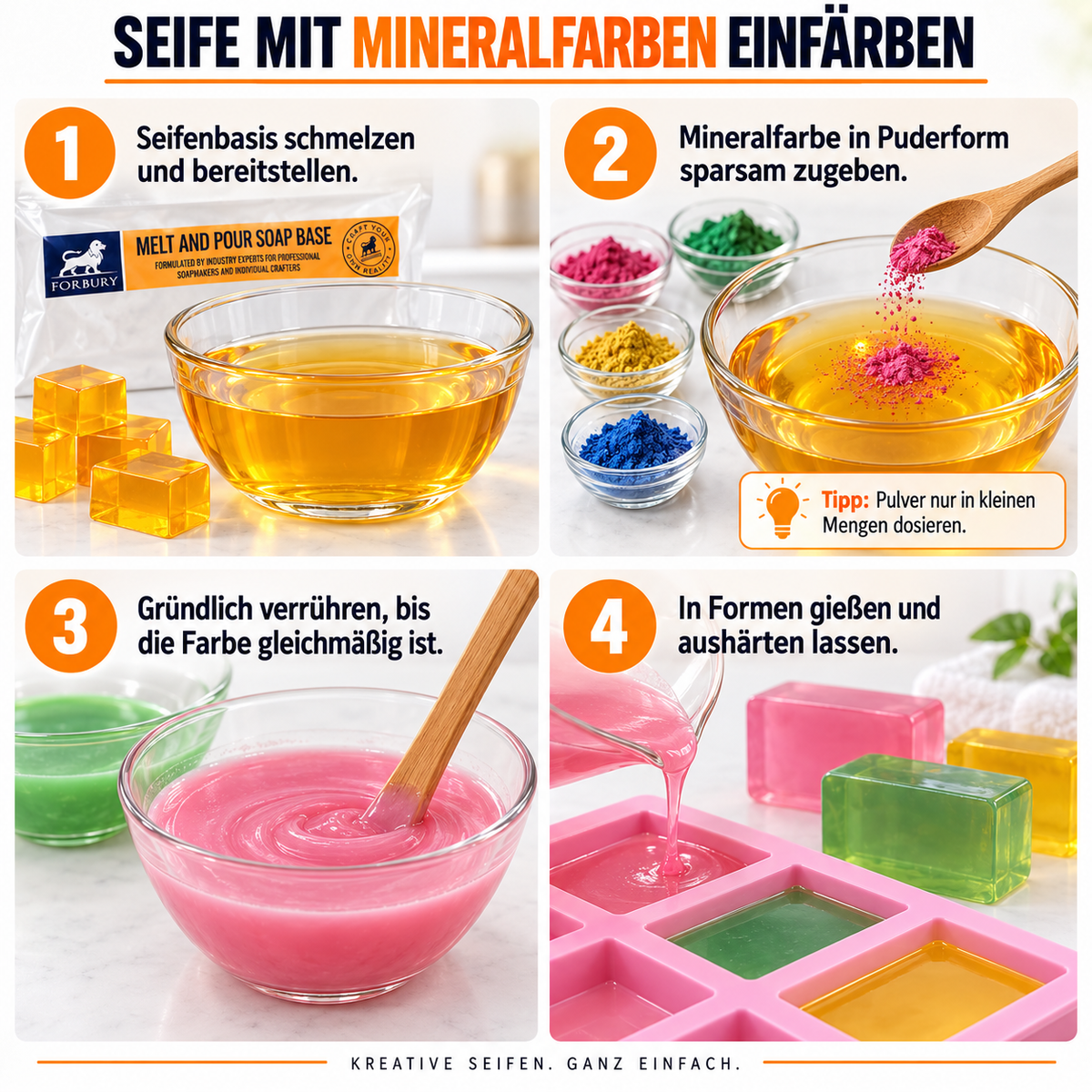 Transparante glycerinezeepbasis 1 kg – Super Clear ruwe zeepbasis voor het gieten van zeep