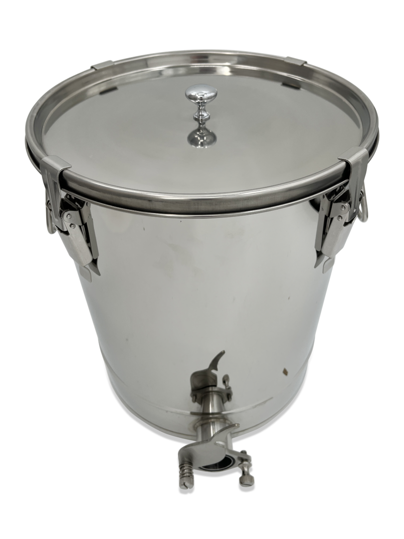 Seau de remplissage 25 kg seau de remplissage de miel seau de stockage de miel en acier inoxydable embouteilleur