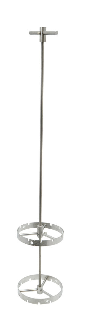 Kaarsentrekker 11 cm gemaakt van roestvrij staal trekt maximaal 12 kaarsen tegelijk