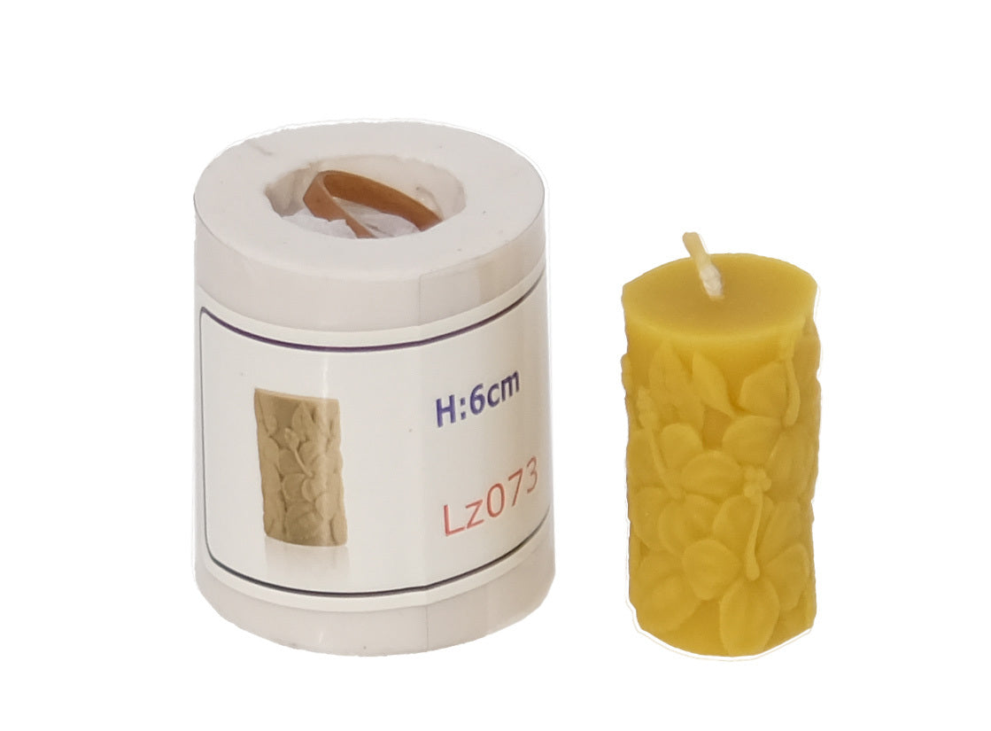 Stabile, Langlebige, Silikonkerzenform für eine Stumpenkerze Klein LZ073
