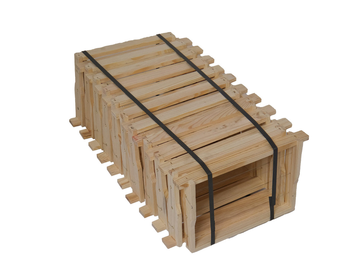 Mini Plus frames bedraad en verlijmd met Hoffmann draden