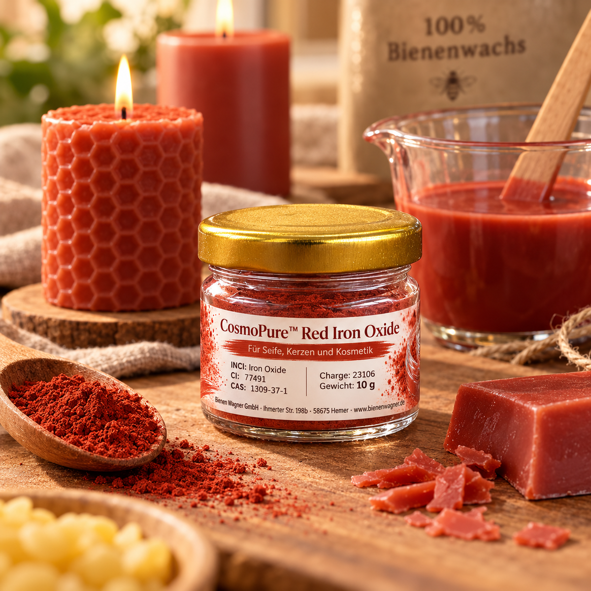 Colorant pour savon rose – pigment mica pour savon, bougies et cosmétiques | Pure Rock Pearls™ Fantasia Pink (Copie)