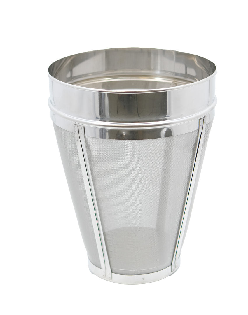 Fijne zeefinzet conische zeef puntzeef voor 30 35 kg zeefemmer fijnfilterzeef RVS