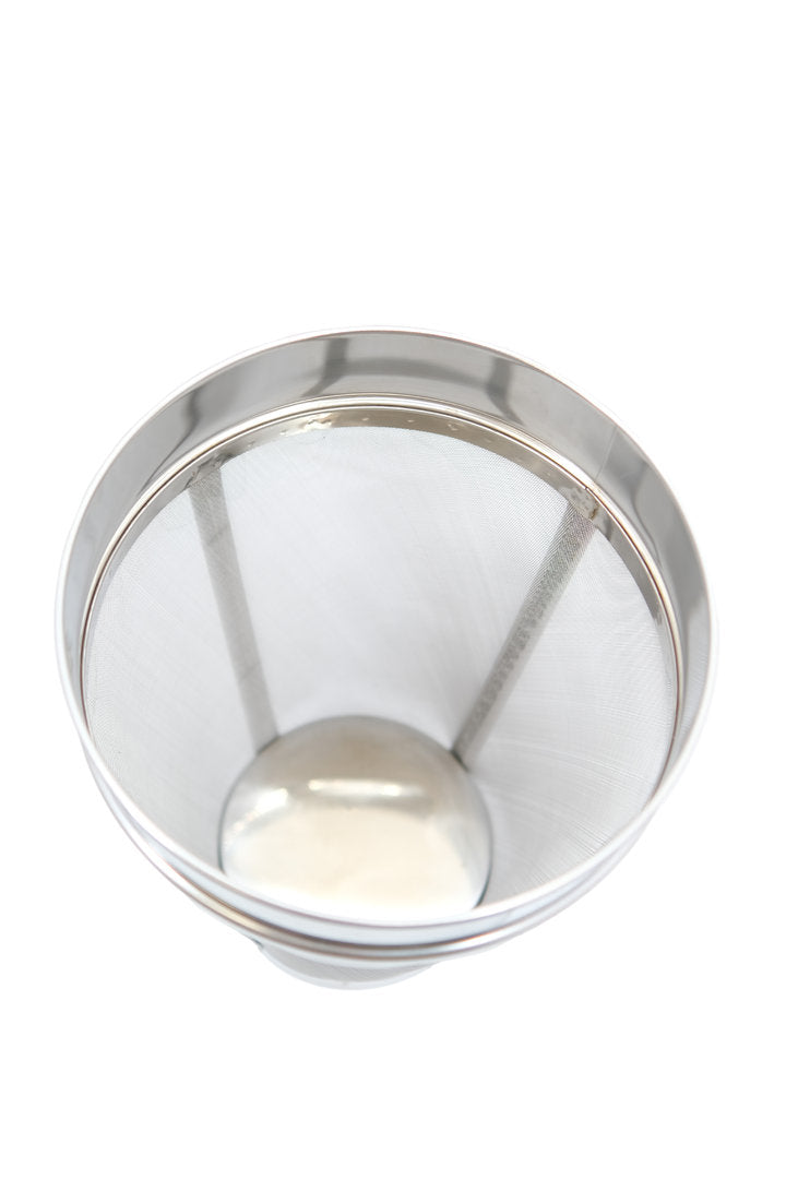 Fijne zeefinzet conische zeef puntzeef voor 30 35 kg zeefemmer fijnfilterzeef RVS