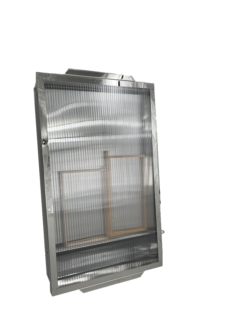 RVS zonnewassmelter 4 honingraat Zander Dadant DN