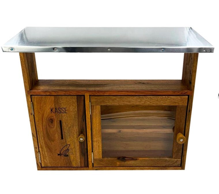 Scaffale per distributori automatici di miele self-service: distributore automatico basato sulla fiducia