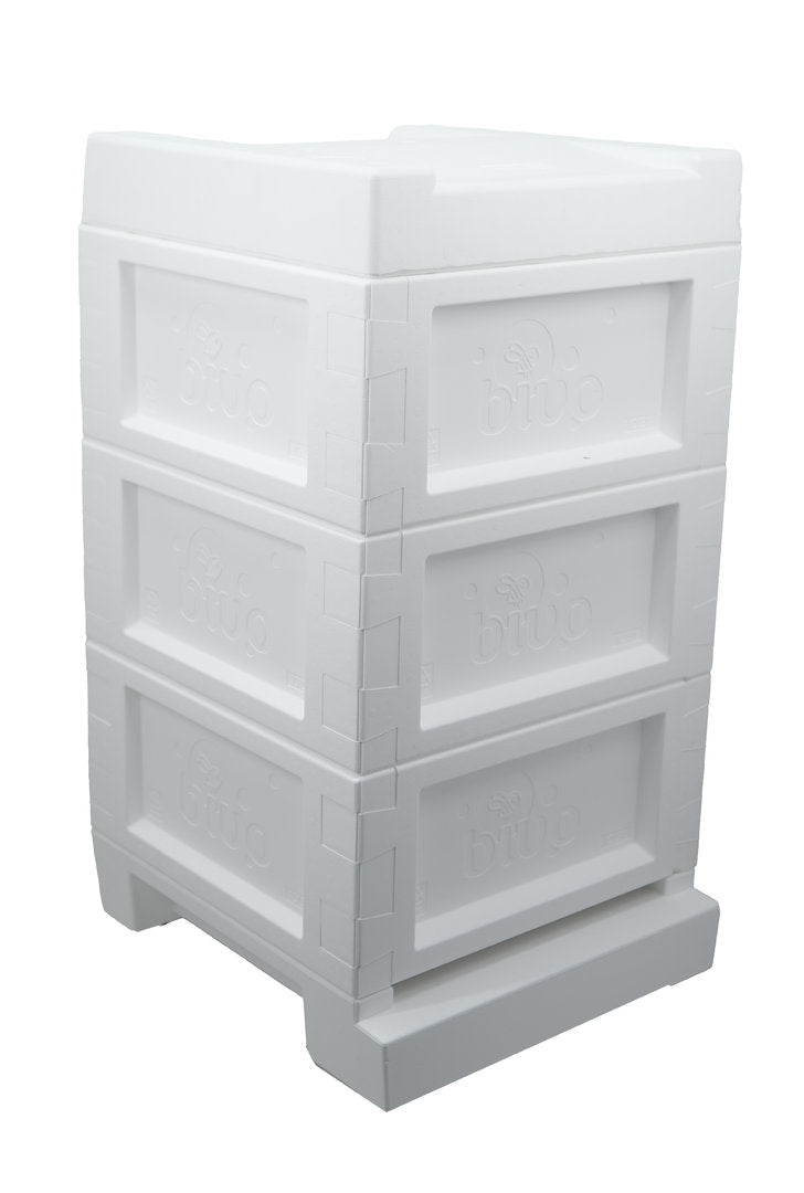 Originele Segeberger-kast, 3 ramen in secties met rails, Duitse standaard polystyreenkast