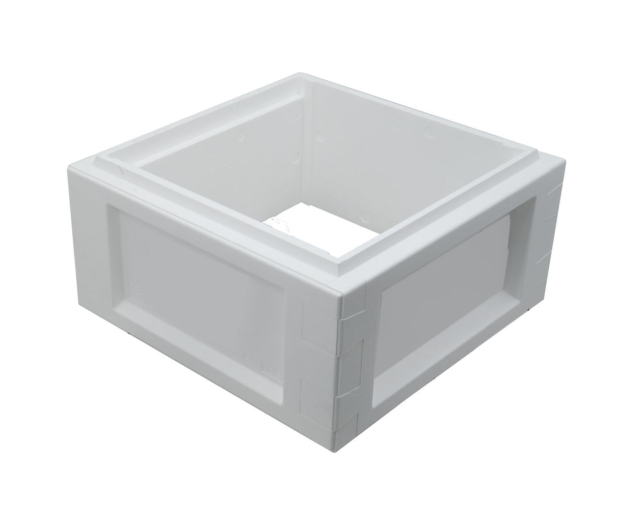 Originele Segeberger-kast, 3 ramen in secties met rails, Duitse standaard polystyreenkast