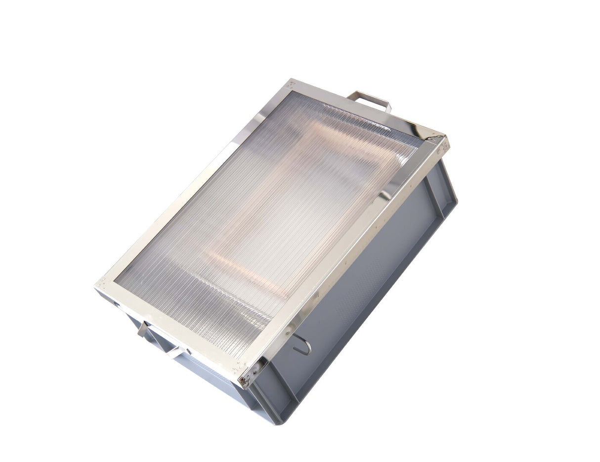 Fondoir à cire solaire avec boîtier en plastique 1-2 nids d'abeilles allemand normal ; sandre Dadant