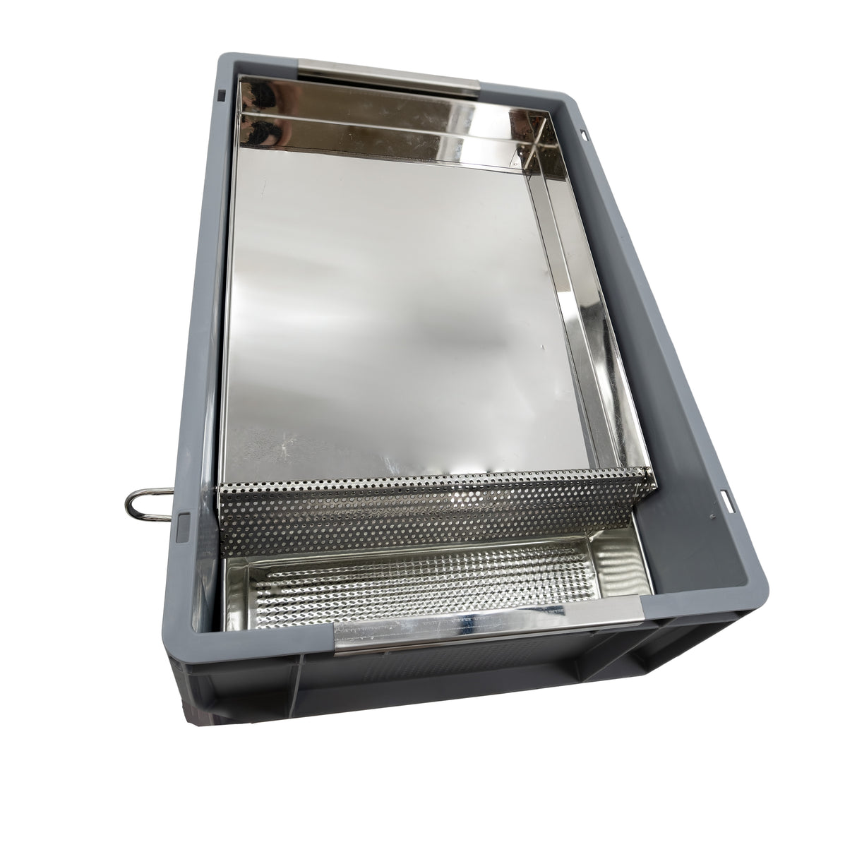 Compact sun wax melter for 1-2 honeycombs with plastic housing