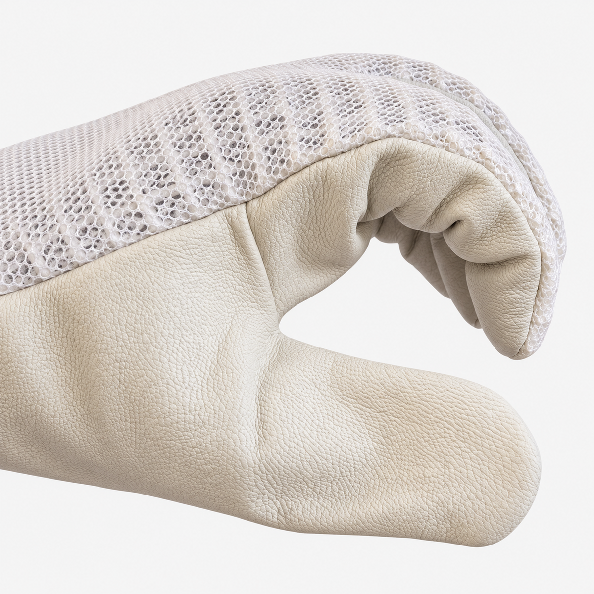 Beekeeping gloves made of sheepskin with 3-layer white mesh fabric (Copy)