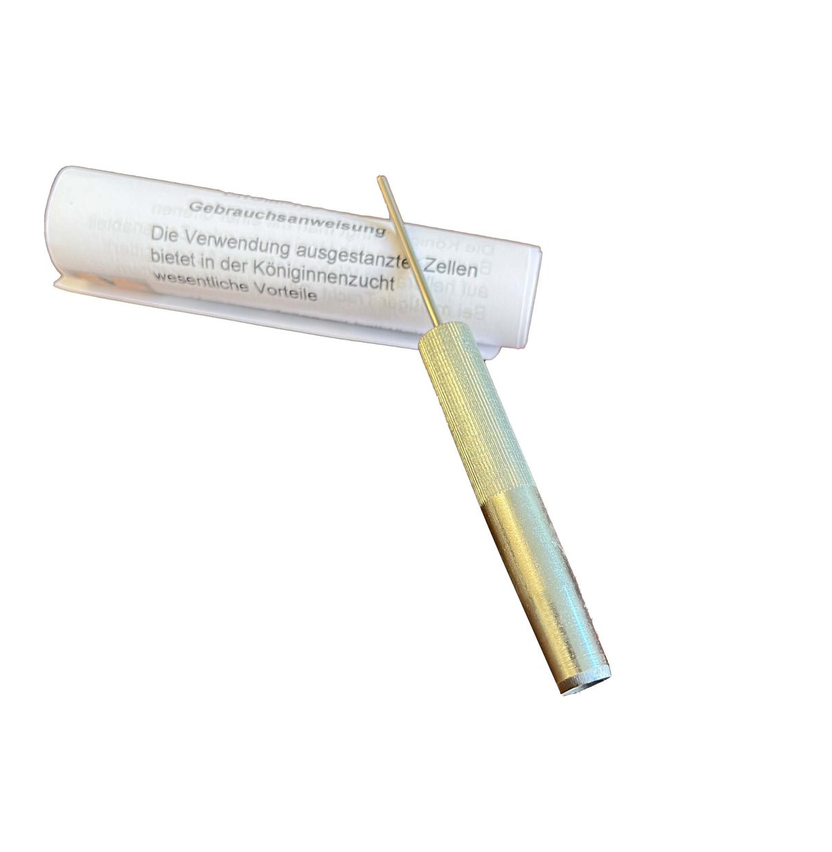 Bienenwagner Zellenstanze aus Edelstahl – zum präzisen Ausstanzen von Larven für die Königinnenzuch