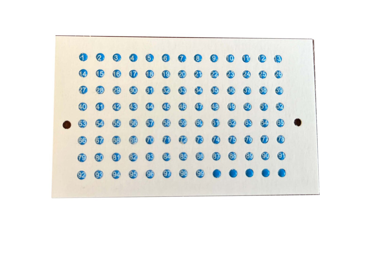 Piastrelle opalite luminose per segnare la regina. Piastrelle da disegno Classic 104 numeri regina da 1 a 99