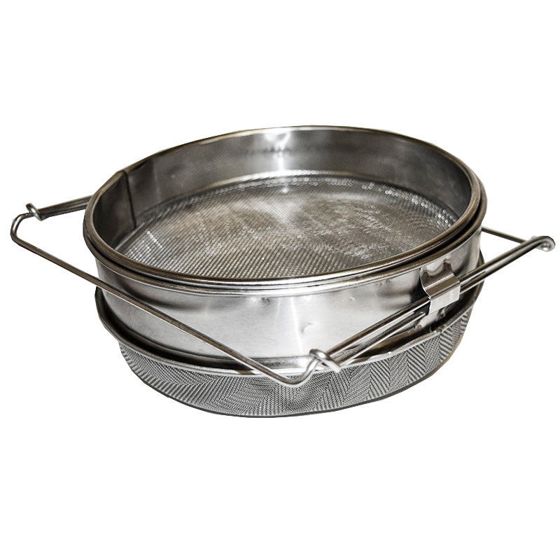 Edelstahl Honigsieb Doppelsieb Filter Typ1 Klassische Bauart Bienenzucht Ausrüstung Werkzeuge