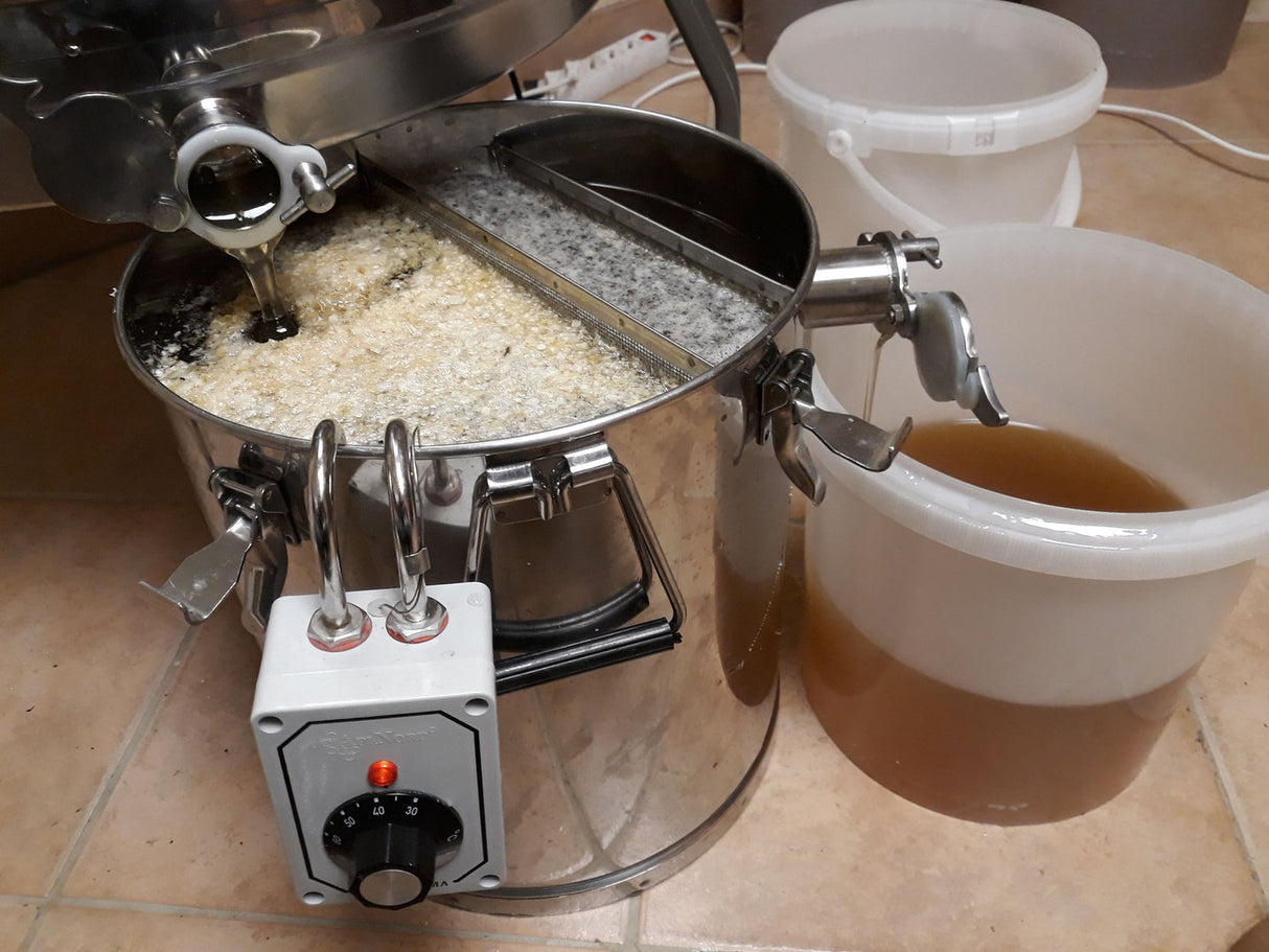 Seau de remplissage et tamis 25 kg en acier inoxydable seau de remplissage et seau tamis seau filtrant avec tamis