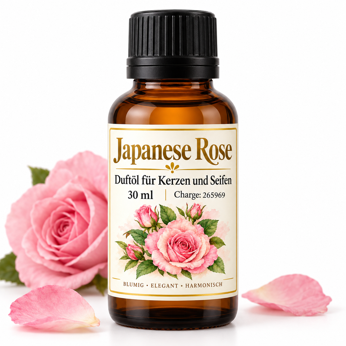 Japanese Rose Duftöl 30 ml – Rosenduft für Kerzen & Seifen