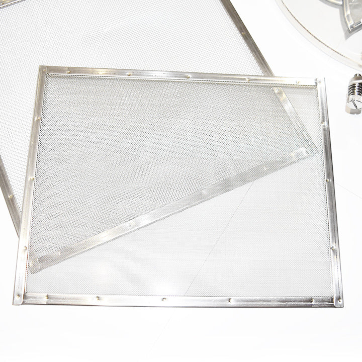 Seau de remplissage et tamis 25 kg en acier inoxydable seau de remplissage et seau tamis seau filtrant avec tamis