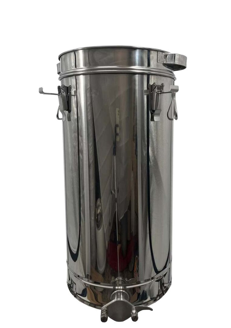 RVS fijne zeef kegelzeef puntzeef voor 50 kg container fijnfilterzeef