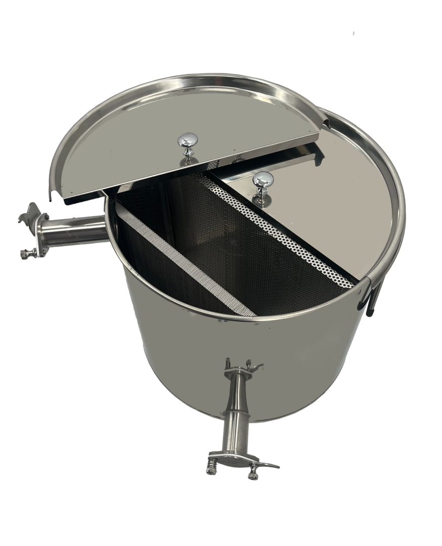 50kg zeefemmer, standaard voor zeefkan voor honing, past onder de extractor