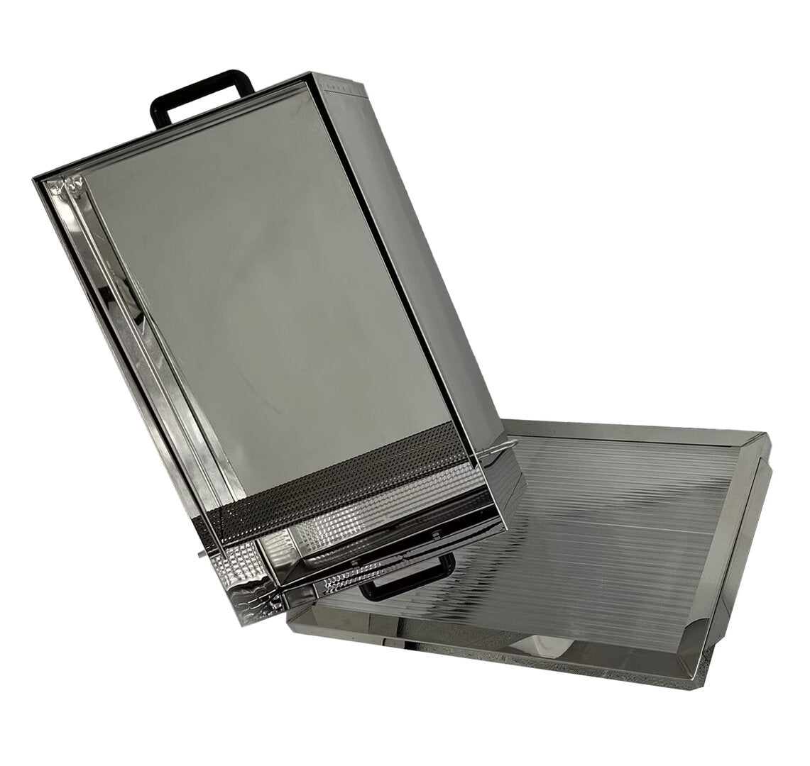 Stainless steel solar wax melter for up to 2 frames