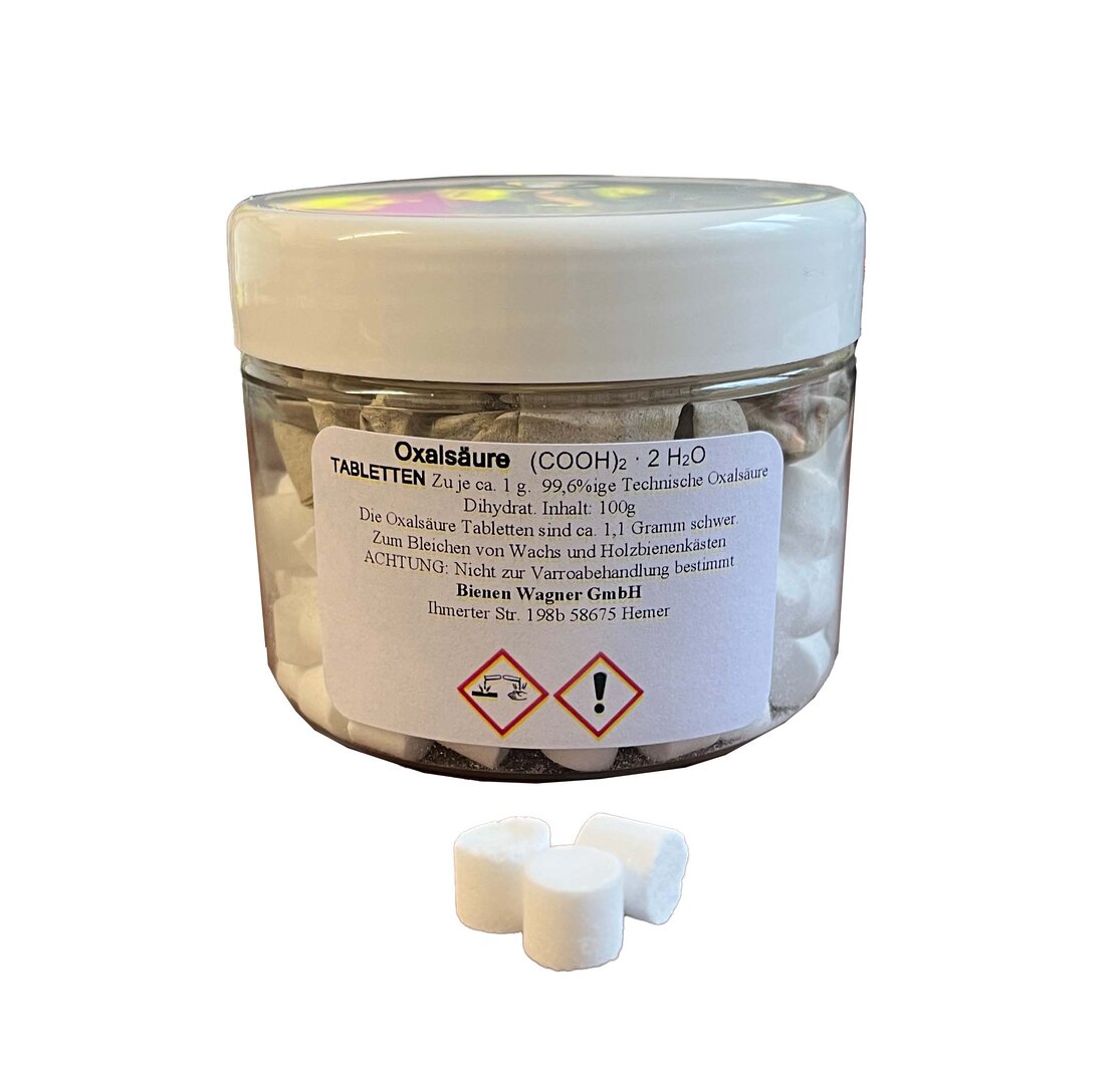 Compresse di acido ossalico Acido ossalico puro diidrato pressato in compresse da 1 g