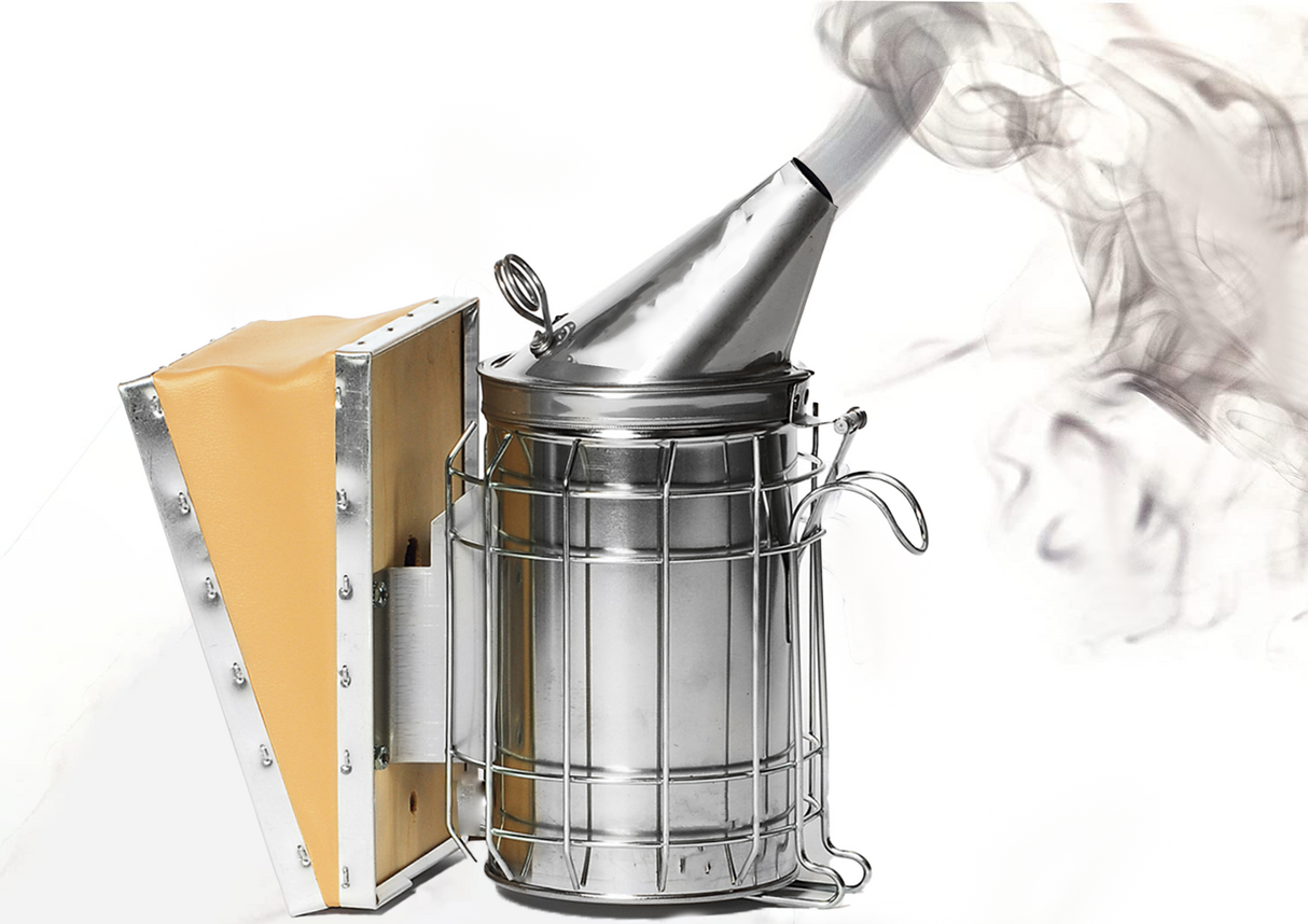 Ami Smoker 11cm inox avec coupelle intérieure style Dadant apiculture