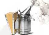 Ami Smoker 11cm inox avec coupelle intérieure style Dadant apiculture