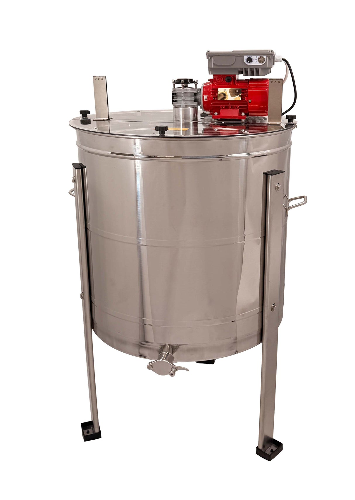 4-frame self-reversing honey extractor, German standard/Zander 