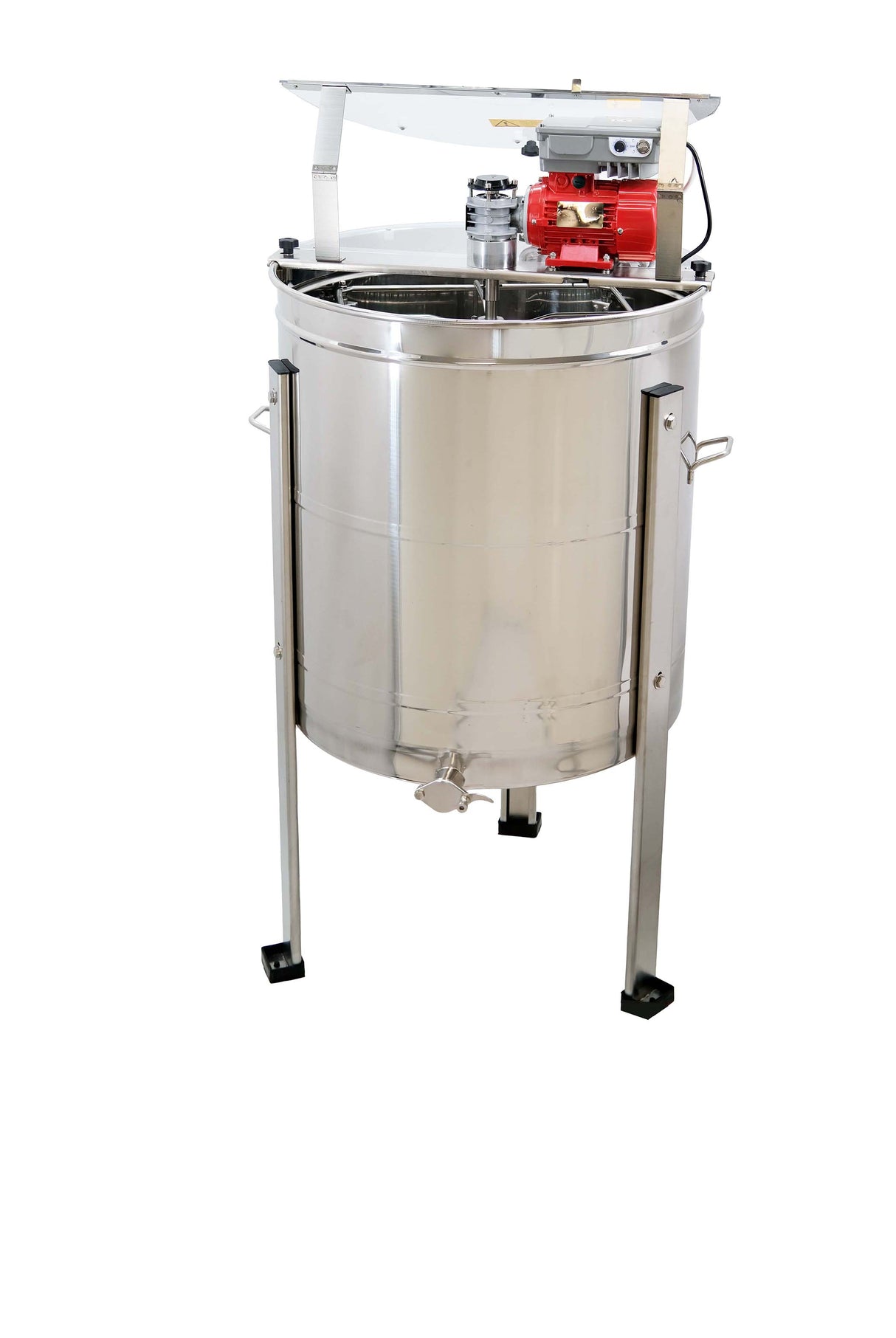 Radiale honingzuiger met schuine basis 20 honingraten Dadant / 12 honingraten Duitse standaard Zandermotor