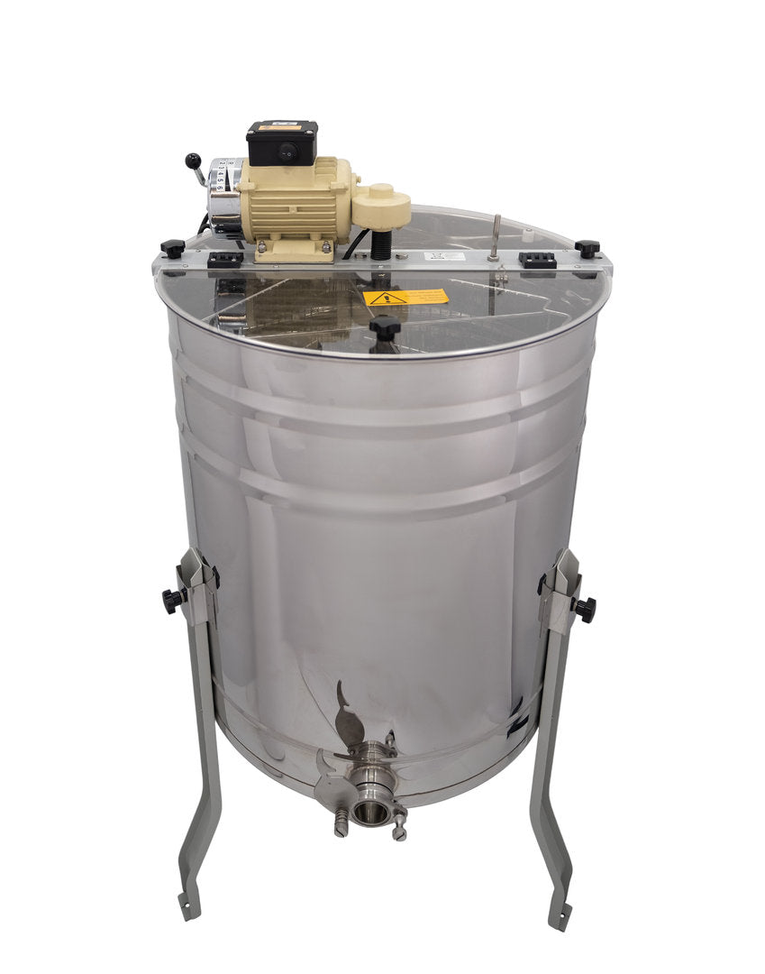 Estrattore di miele 53 cm 4/8 a nido d'ape Motore in acciaio inossidabile Linea tedesca Normal Zander Dadant Hobby