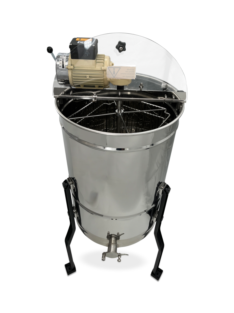Extracteur de miel 4 nid d'abeille moteur inox allemand normal sandre Dadant HR