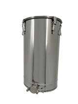 Honingbottelaar van roestvrij staal 50 kg vulemmer honingbottelaar