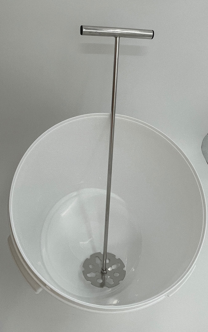 Agitateur à miel haut et bas, grand agitateur manuel pour miel crémeux avec poignée